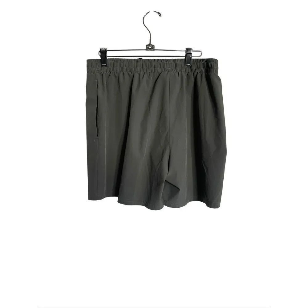 ASOS Mens Gray 4505 Drawstring Elastic Waist Athletic Running Shorts Large